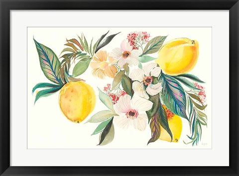 Framed Citrus Summer I Print