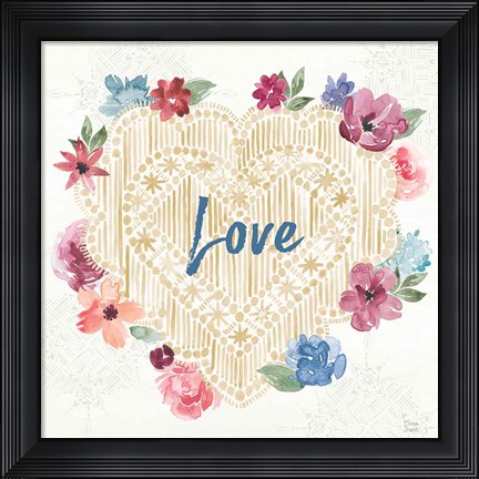 Framed Naturally Inspired II Print