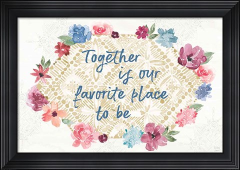 Framed Naturally Inspired I Print