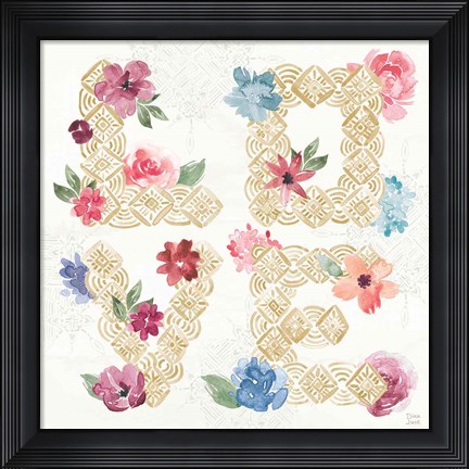 Framed Naturally Inspired VI Print