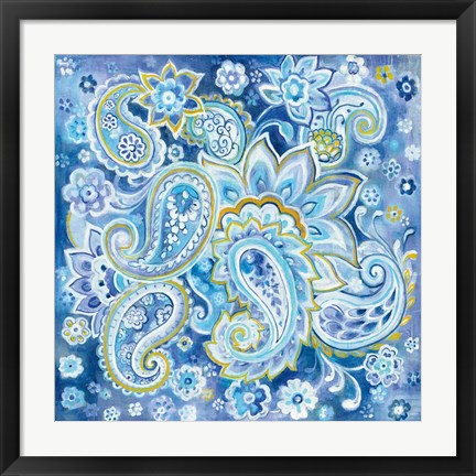 Framed Regal Paisley Print