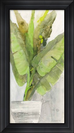 Framed Tropical Planter II Print
