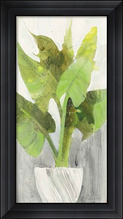 Framed Tropical Planter I Print