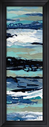Framed Coastal Sea Foam III Print