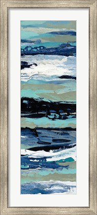Framed Coastal Sea Foam III Print