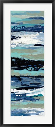 Framed Coastal Sea Foam III Print
