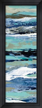 Framed Coastal Sea Foam II Print