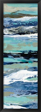 Framed Coastal Sea Foam II Print