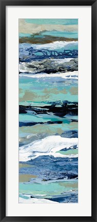 Framed Coastal Sea Foam II Print