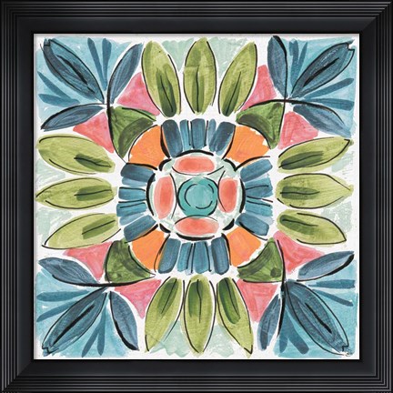 Framed Gypsy Meadow XI Print