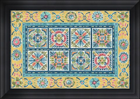 Framed Gypsy Meadow VII Print