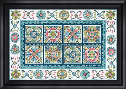 Framed Gypsy Meadow VI Print