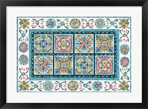 Framed Gypsy Meadow VI Print