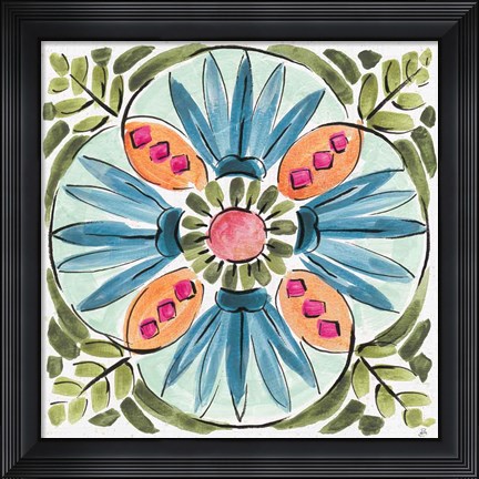 Framed Gypsy Meadow IX Print