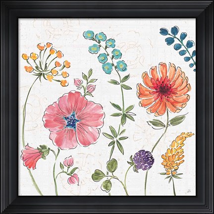 Framed Gypsy Meadow III Print