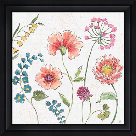 Framed Gypsy Meadow II Print
