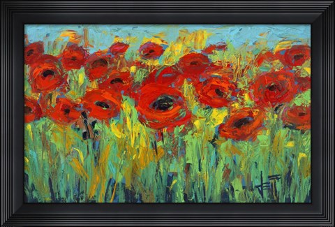 Framed Roses are Red Print