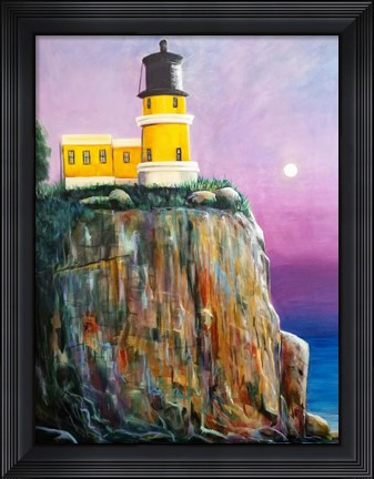 Framed Split Rock Print