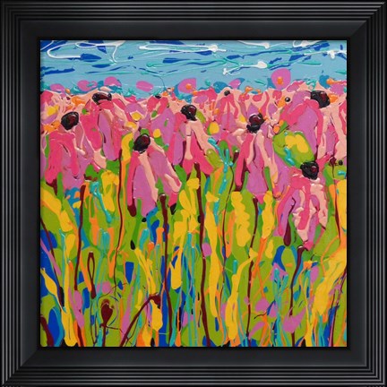 Framed Spring Party Print