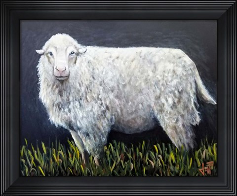 Framed Wooly Mammoth Print