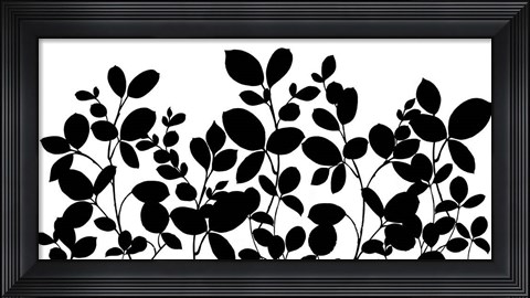 Framed Leafy Grove Print