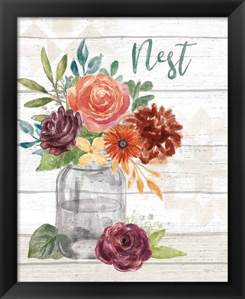 Framed Flower Fest VI Print