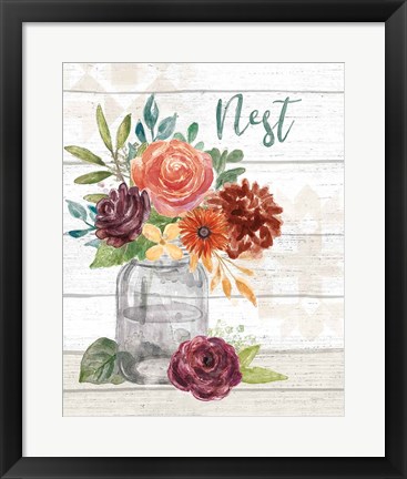 Framed Flower Fest VI Print