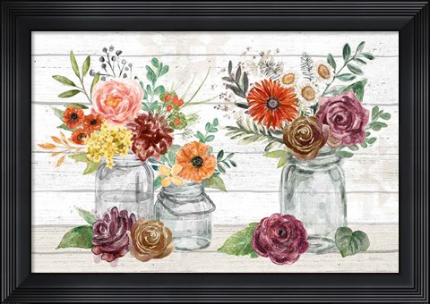 Framed Flower Fest IV Print