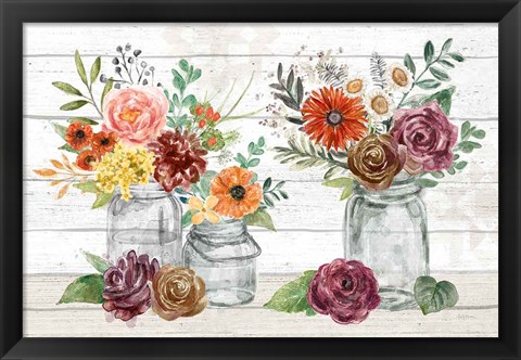 Framed Flower Fest IV Print