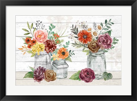 Framed Flower Fest IV Print