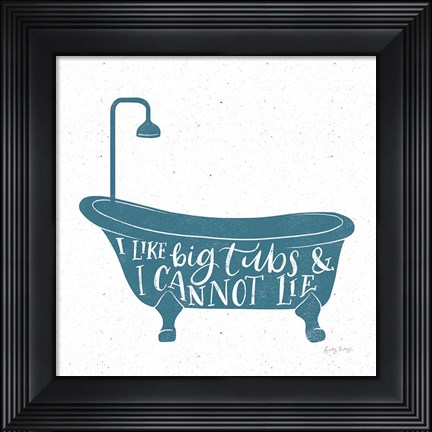 Framed Turkish Tile Bathroom Puns I Print