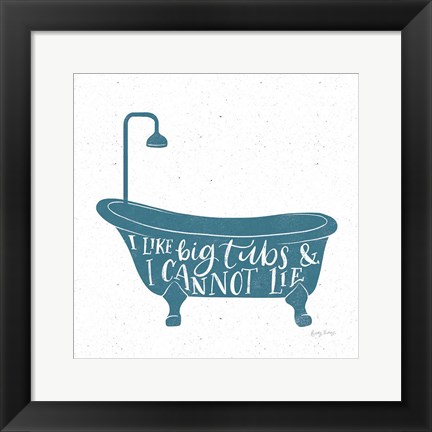 Framed Turkish Tile Bathroom Puns I Print