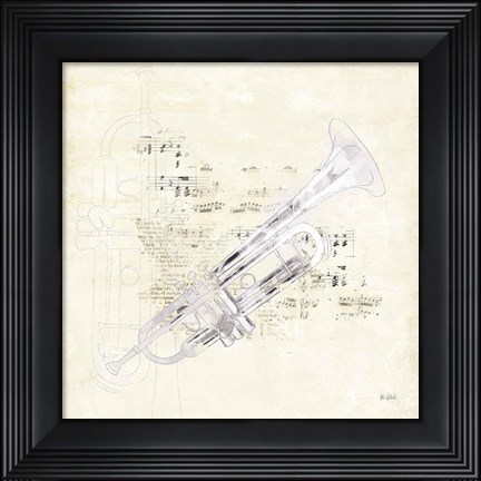 Framed Musical Gift VI Print