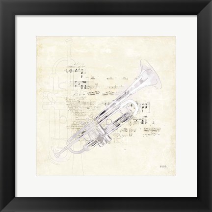 Framed Musical Gift VI Print