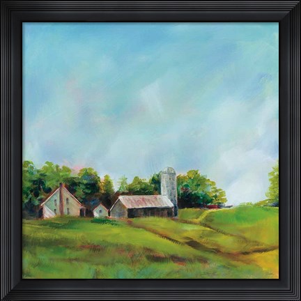 Framed June Farm Print