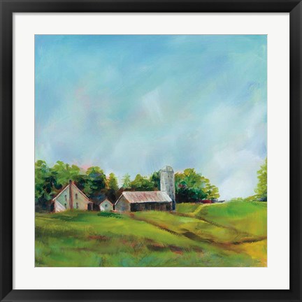 Framed June Farm Print