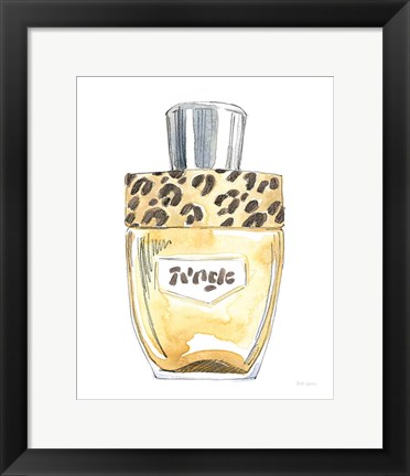 Framed Glamour Pup Perfume IV Print