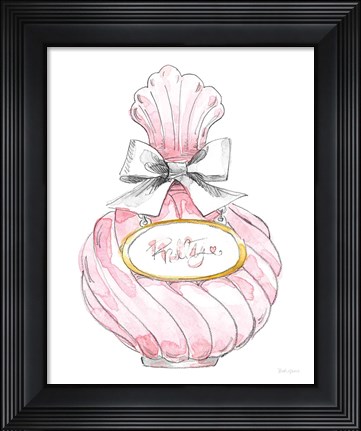 Framed Glamour Pup Perfume II Print
