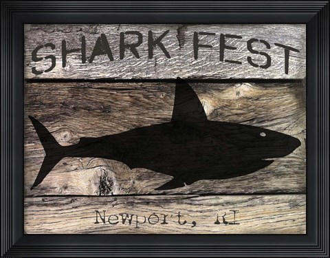 Framed Shark Fest Print