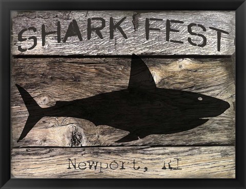 Framed Shark Fest Print