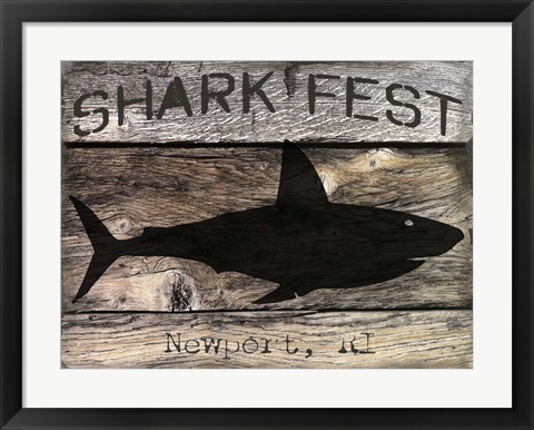 Framed Shark Fest Print