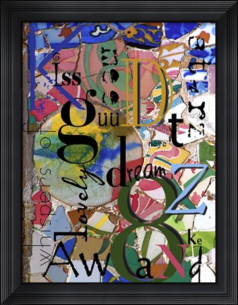 Framed Kiss Me Goodnight Print