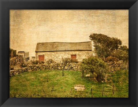 Framed Irish Cottage Print