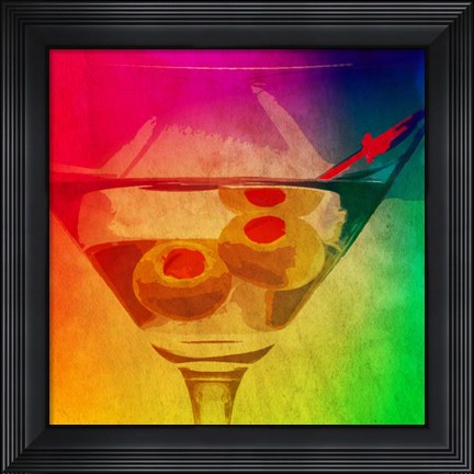 Framed Dirty Rainbow Print