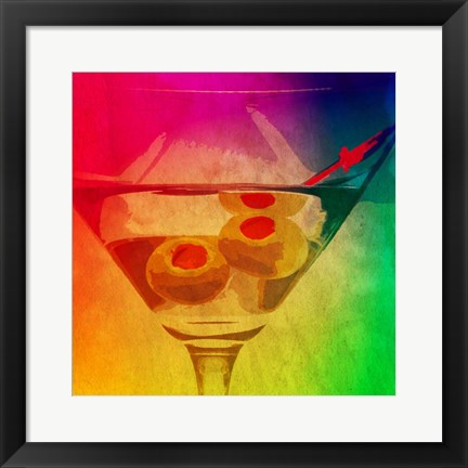 Framed Dirty Rainbow Print