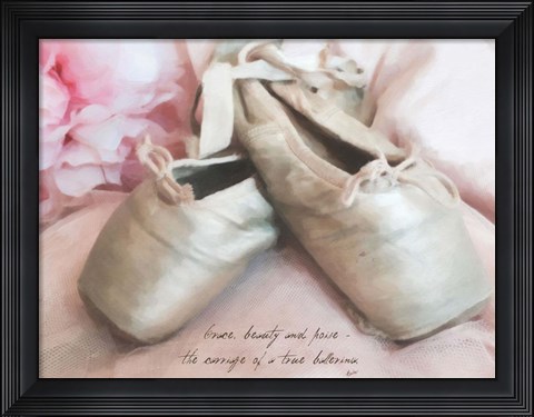 Framed Grace Beauty And Poise Print