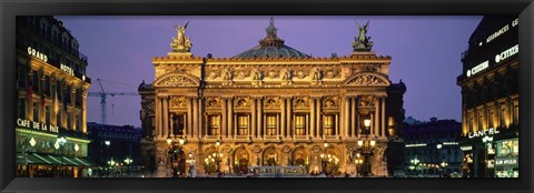 Framed Opera Garnier, Paris, France Print