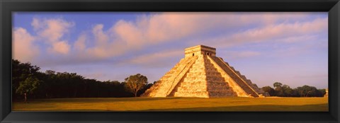 Framed El Castillo Chichen Itza Yucatan Mexico Print