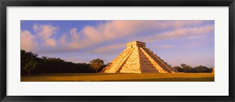 Framed El Castillo Chichen Itza Yucatan Mexico Print