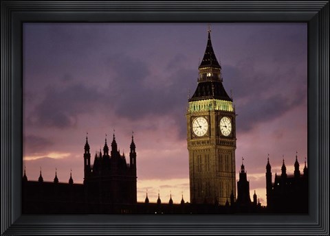 Framed Big Ben Palace Of Westminster London Print